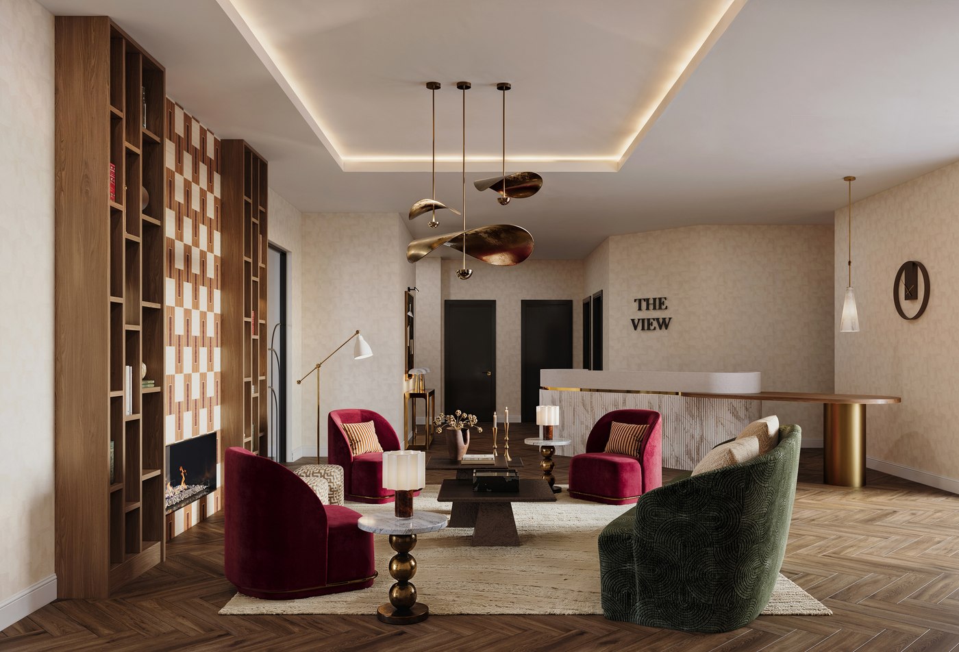 The View, Highgate — reception and lobby